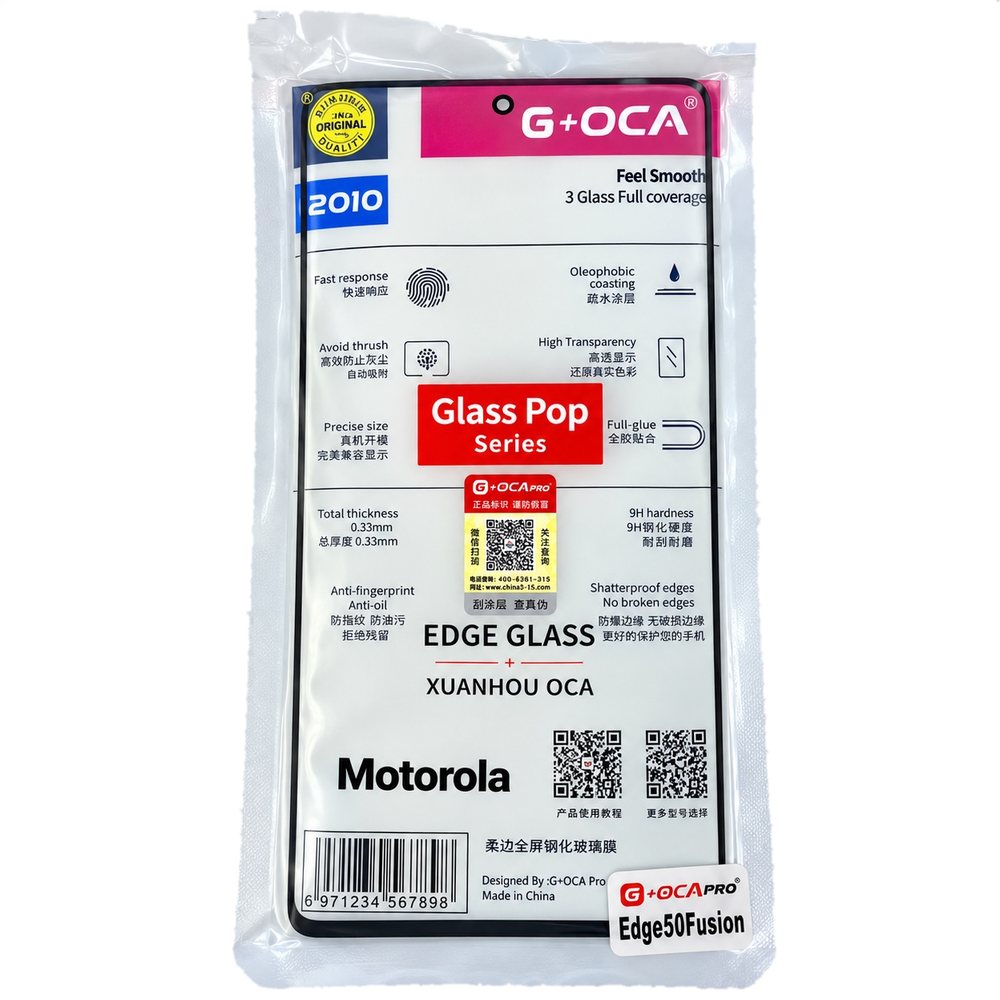 Glass + OCA para Motorola